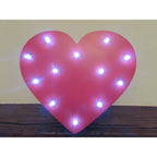 Up In Lights LED Red Heart