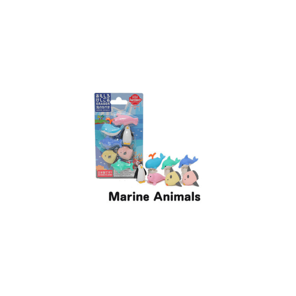 Iwako Erasers Blister Pack Set - Choose your Favourite