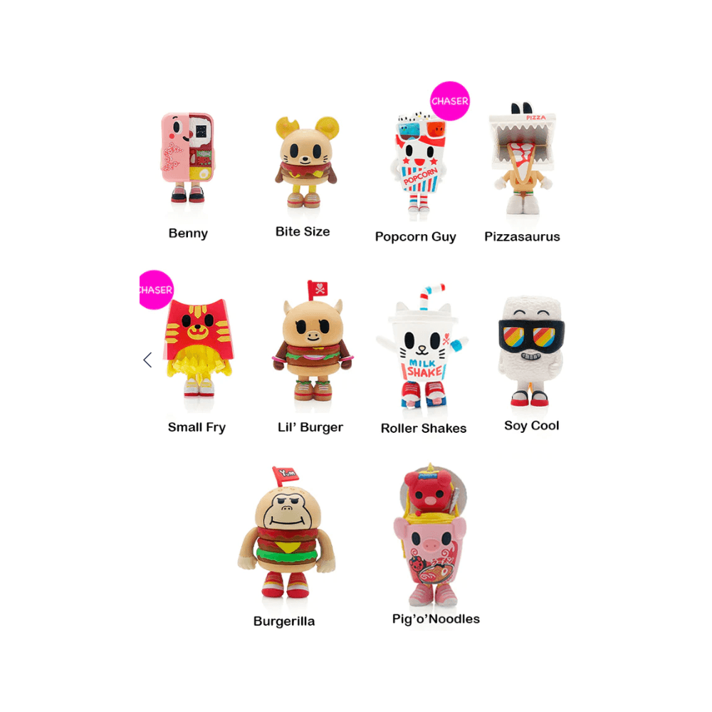 Tokidoki Fast Food Besties - Comes in its own burger box