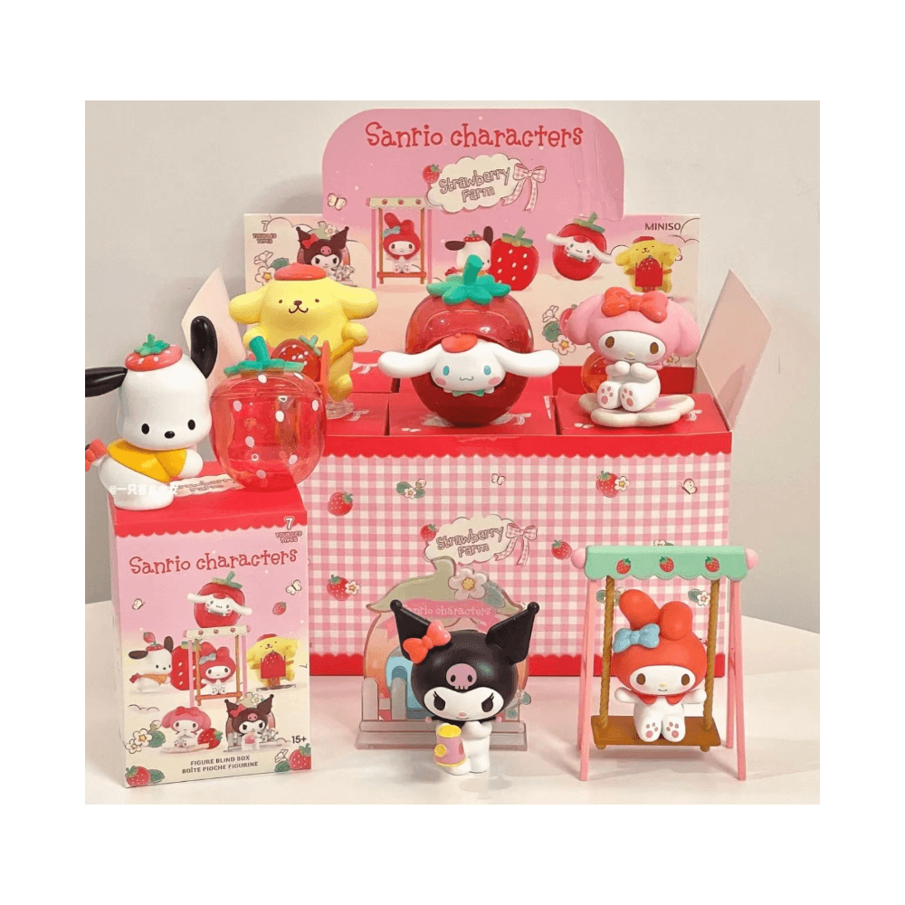 Sanrio Miniso Strawberry Farm Blind Box Figures