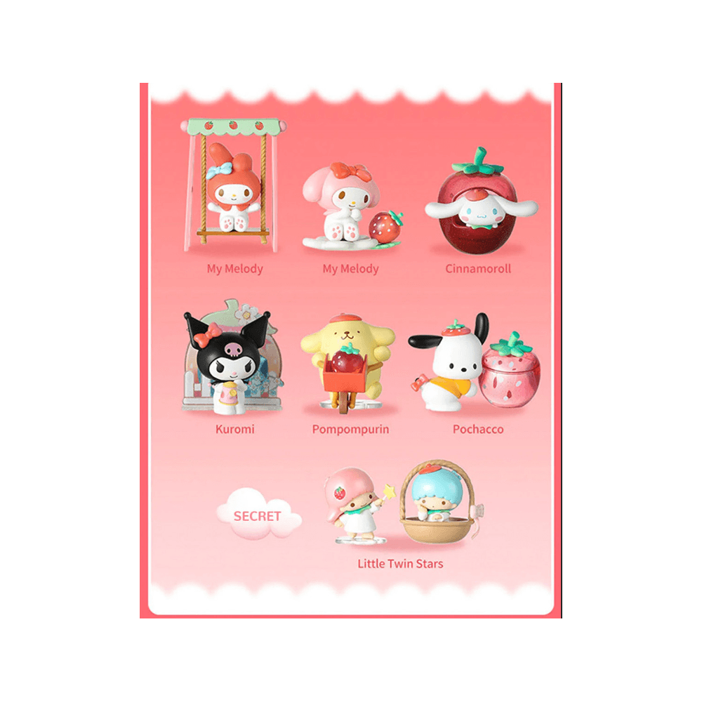 Sanrio Miniso Strawberry Farm Blind Box Figures