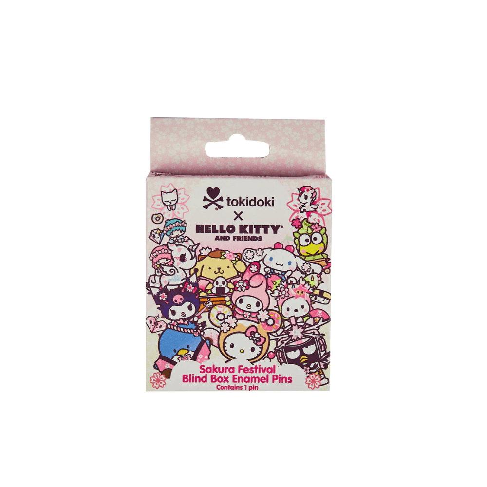 tokidoki x Hello Kitty and Friends Sakura Festival Enamel Pin Blind Box