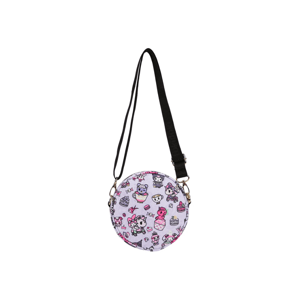 tokidoki x Kuromi & My Melody Garden Party Round Small Crossbody Bag