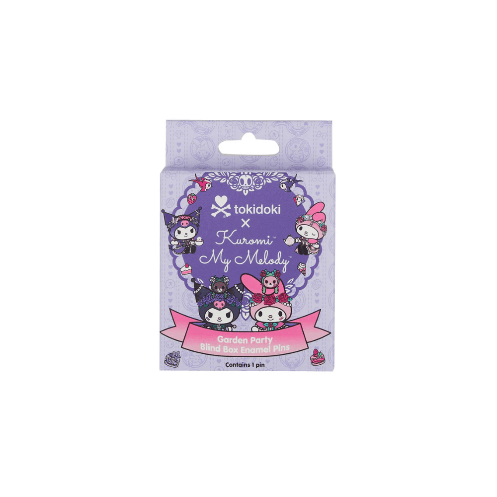 tokidoki x Kuromi & My Melody Garden Party Enamel Pin Blind Box