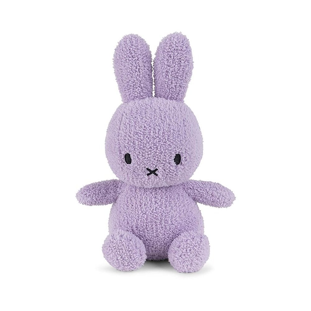 Miffy Terry Towelling Soft Toy in Lilac