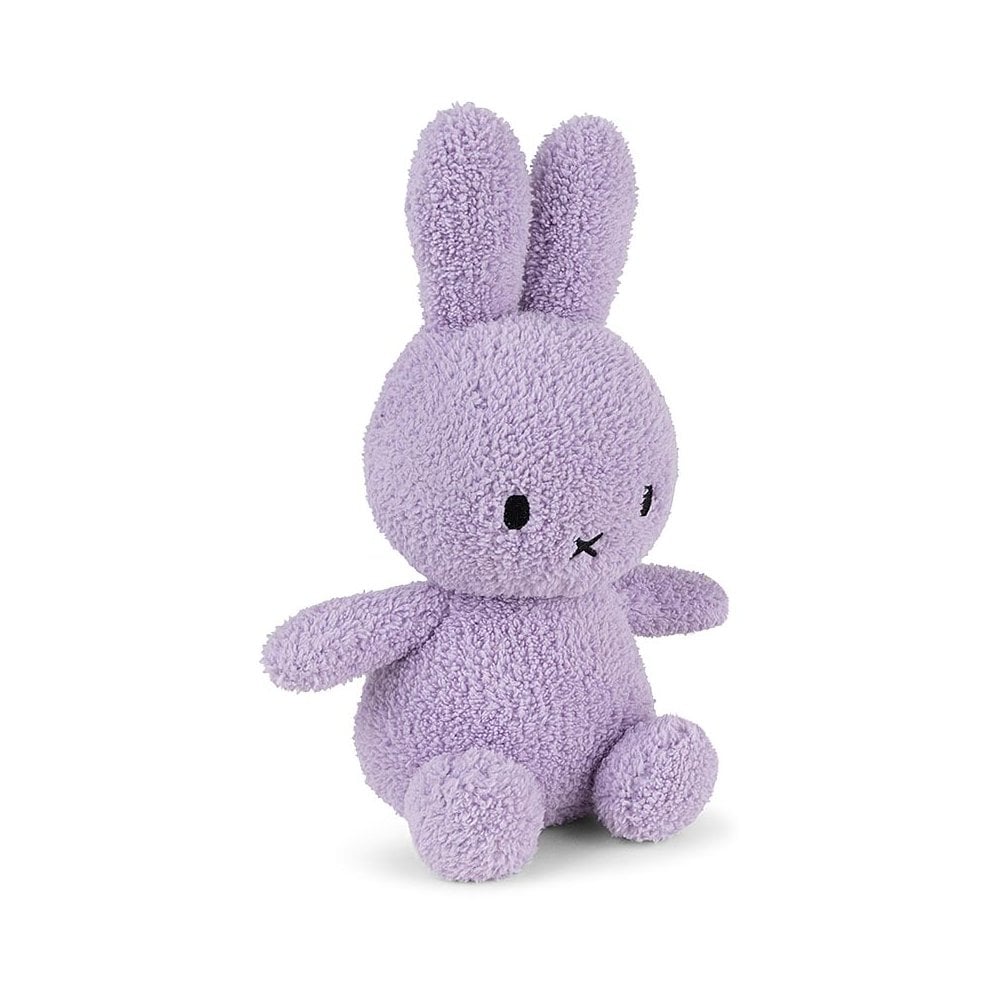 Miffy Terry Towelling Soft Toy in Lilac