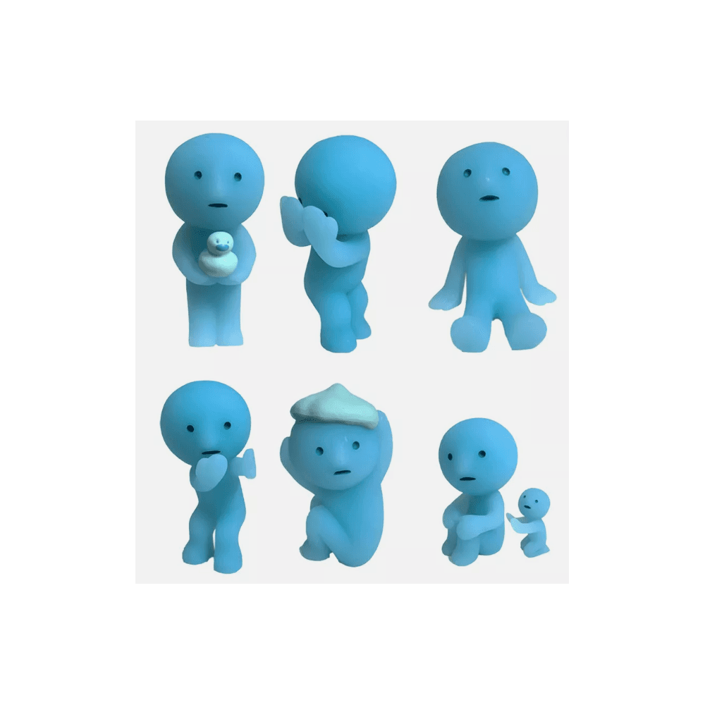 Smiski Bath Series "Glow in the dark" collectable figurines