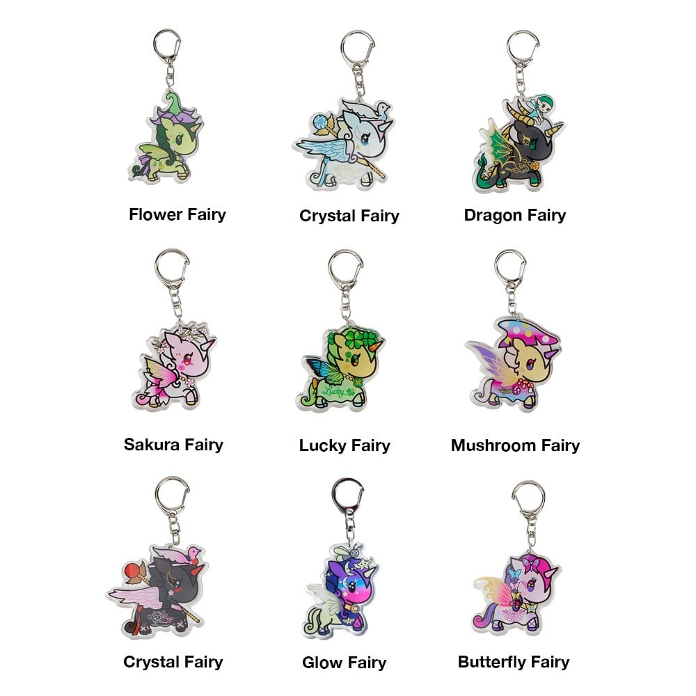 Fairy Unicorno Acryllic Keychain Blind Bag