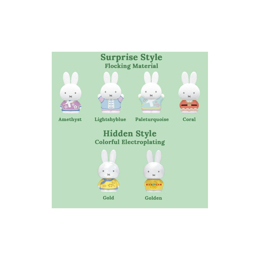 Miffy Classic Style Collectable 3xMini Figure Blind Box