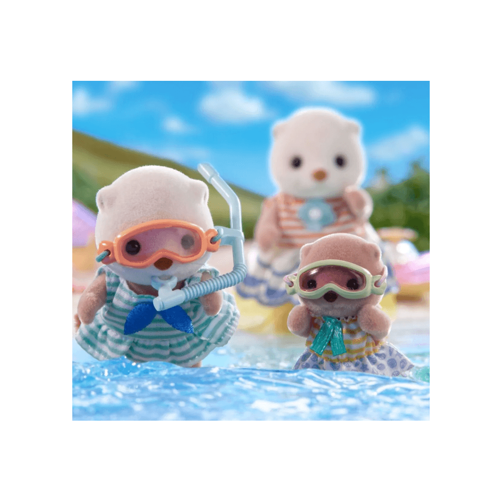 Sylvanian Families - Sea Otter Sisters-Splashy Snorkel Set
