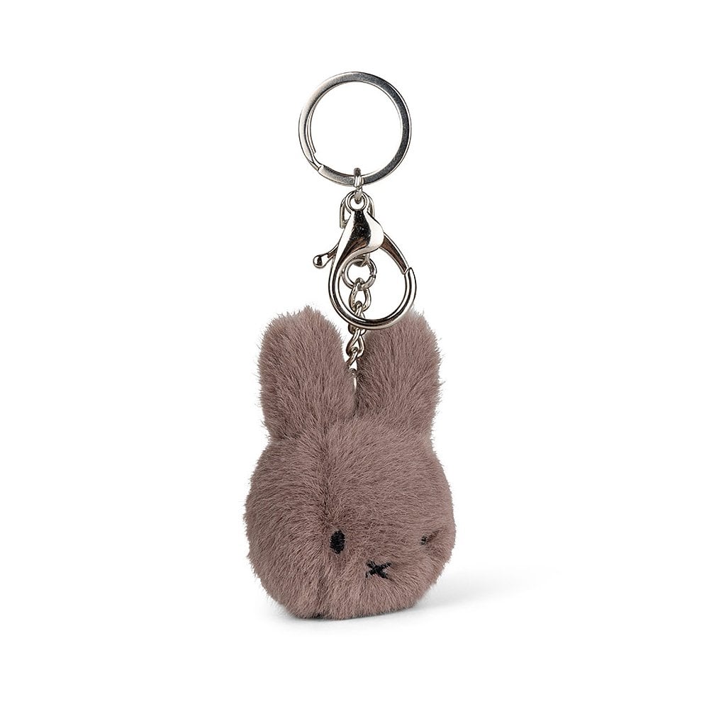 Miffy Fuzzy ECO Keyring in Taupe