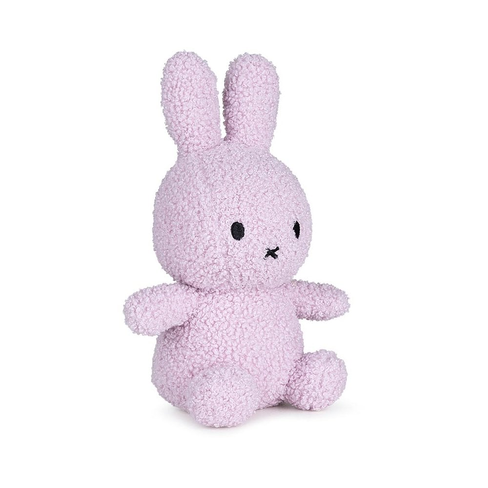 Miffy Plush Soft Toy in Lavender Teddy Bear Fabric 23cm Tall