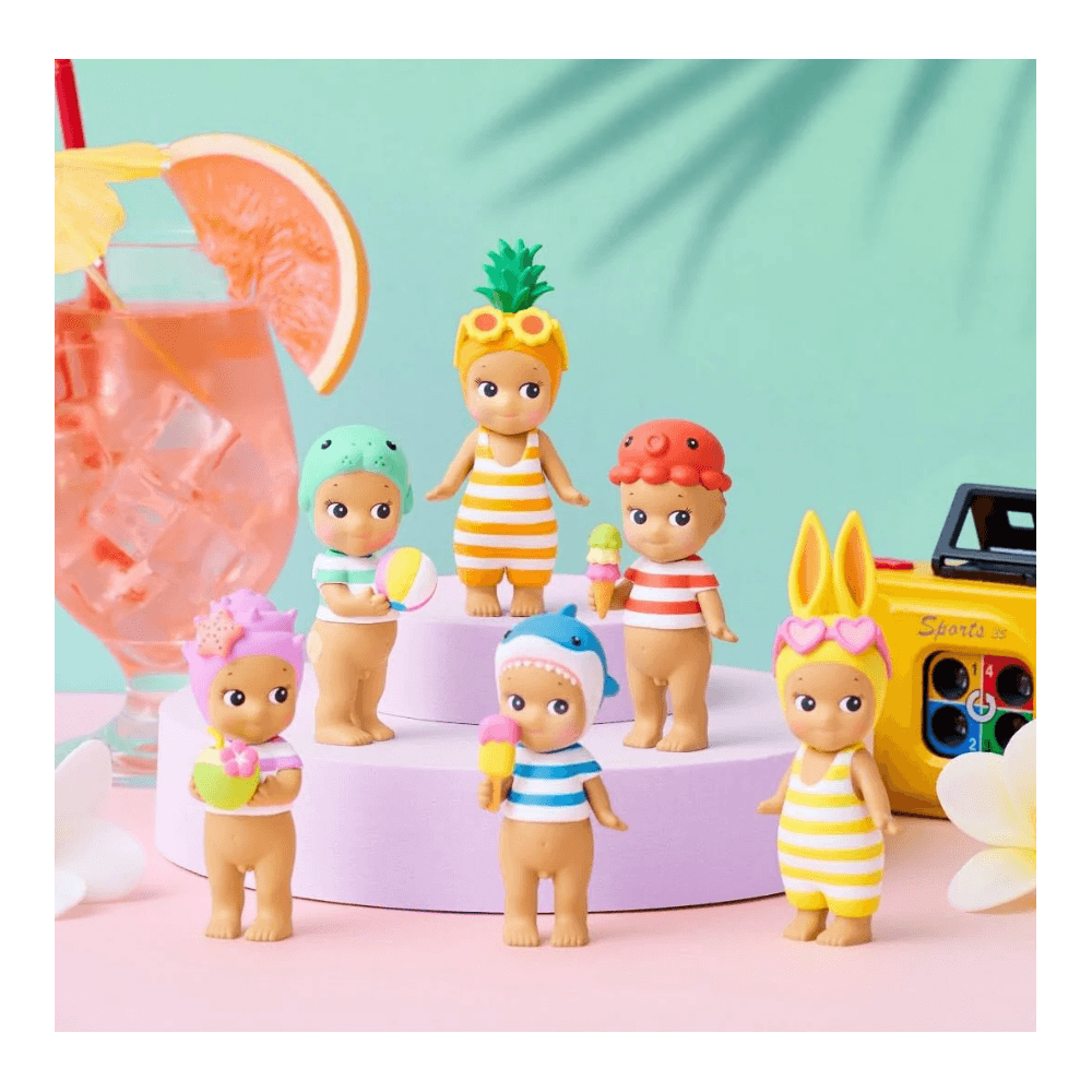 Sonny Angel Summer Vacation Series: Sun Kissed Style Blind Box - 6 PIECE