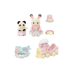 Sylvanian Families Amusement Park Ride Set – Plane & Train Set