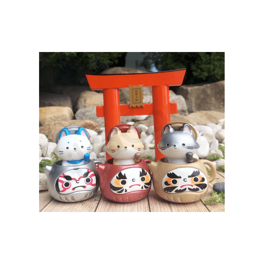 Tea Fox Daruma Blind Box Series 1 & 2