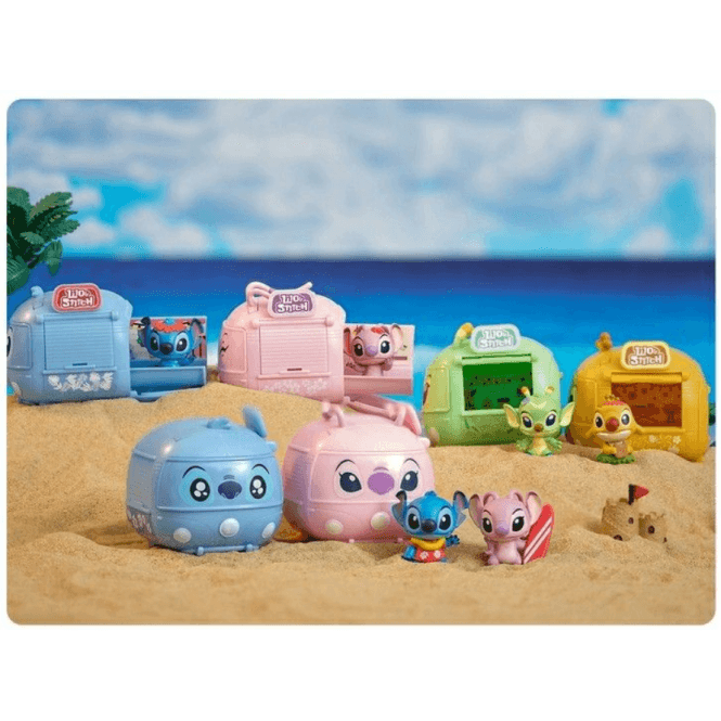Disney Stitch, Sanrio Camper by Lioh Toy Disney Stitch Camper Van Foodtruck Series Blind Box