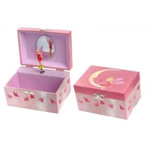 Musical jewellery box - fairy and moon