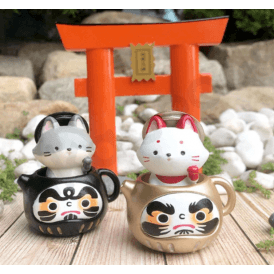 Tea Fox Daruma Series 1 & 2 - Choose your favourite!