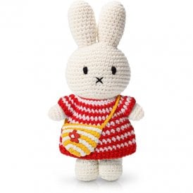 Miffy Handmade and her Red Striped dress + bag 