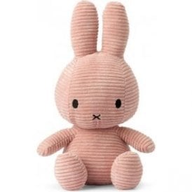 Miffy Corduroy Small Rabbit Plush in Corduroy 