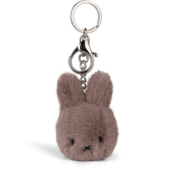 Miffy Fuzzy ECO Keyring in Taupe 