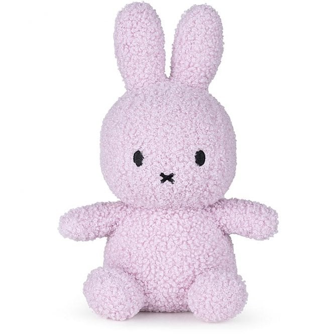 Miffy Plush Soft Toy in Lavender Teddy Bear Fabric 23cm Tall 