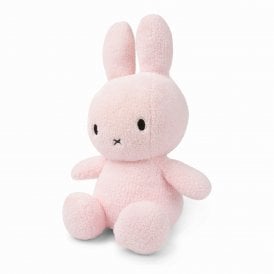 Miffy Plush Soft Toy in Light Pink Terry Fabric 23cm Tall