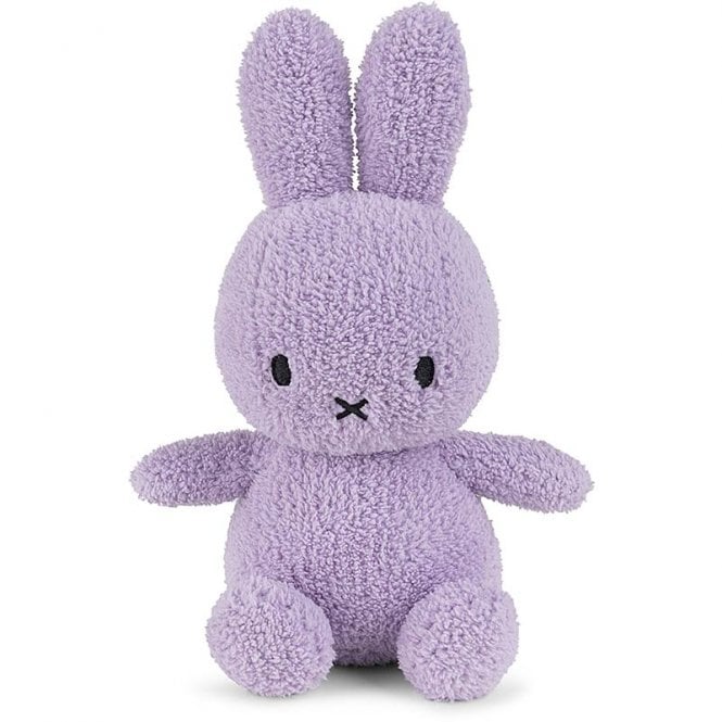 Miffy Terry Towelling Soft Toy in Lilac