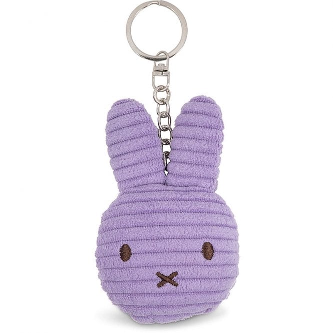 Miffy Tiny Teddy Flat Corduroy ECO Keyring / Keychain - Lilac