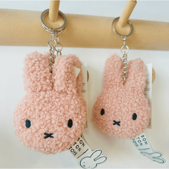 Miffy Tiny Teddy Flat ECO Keyring / Keychain - Pink