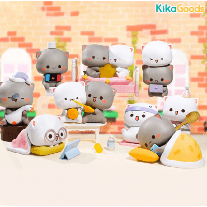 Mitao Cat Peach Love Series 4 Blind Box | Mystery Kawaii Collectable