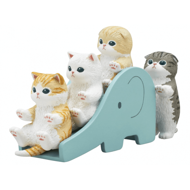 Mofusand Cats on Slides Blind Box Gacha by Kitan Club - 1 of 4 Collectable Mini Figurines
