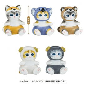 Mofusand Kitan Club Box Set - Japanese Sofubi Vinyl Toys