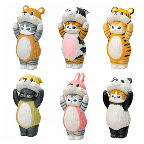 Mofusand Standing Blind Box wearing Animal Costume by Kitan Club - Japanese Sofubi Vinyl Toy