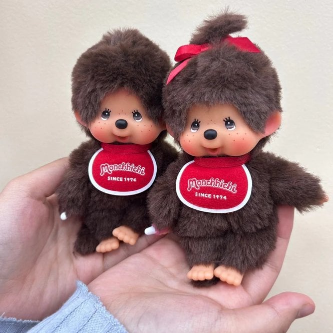 Monchhichi by Sekiguchi keychain - choose girl or boy!