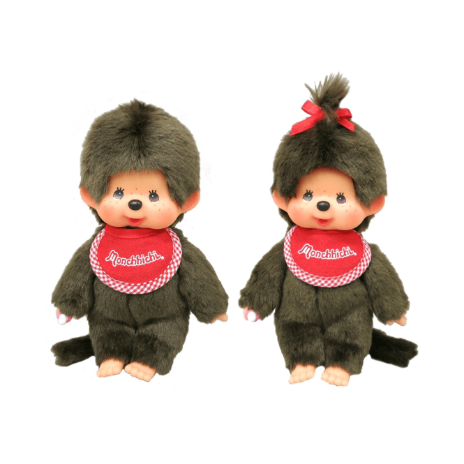 Monchhichi Classic Brown Plush Toy (9 Inches)