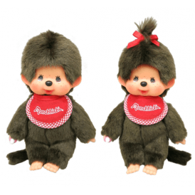 Monchhichi Classic Brown Plush Toy (9 Inches)
