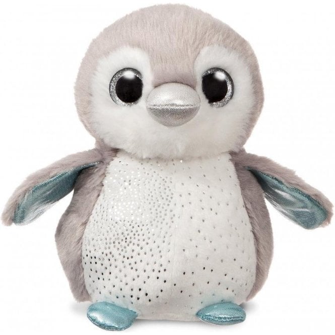 Plush Toys by Aurora Sparkle Tales Misty Grey Penguin 7in Plush Toy by Aurora