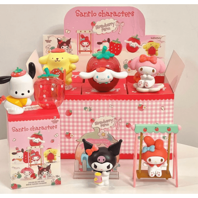 Sanrio Miniso Strawberry Farm Blind Box Figures