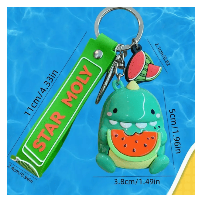  Star Molly Green Happy Little Dragon Summer Keychain - Choose your favourite!
