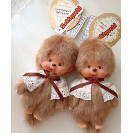 'Sweet Brown' Monchhichi by Sekiguchi Keychain