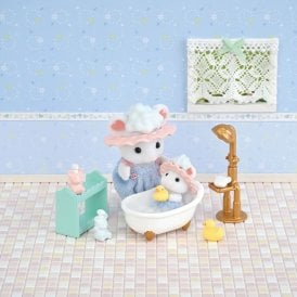 Sylvanian Families - Bath Time Bubble Siblings 5805