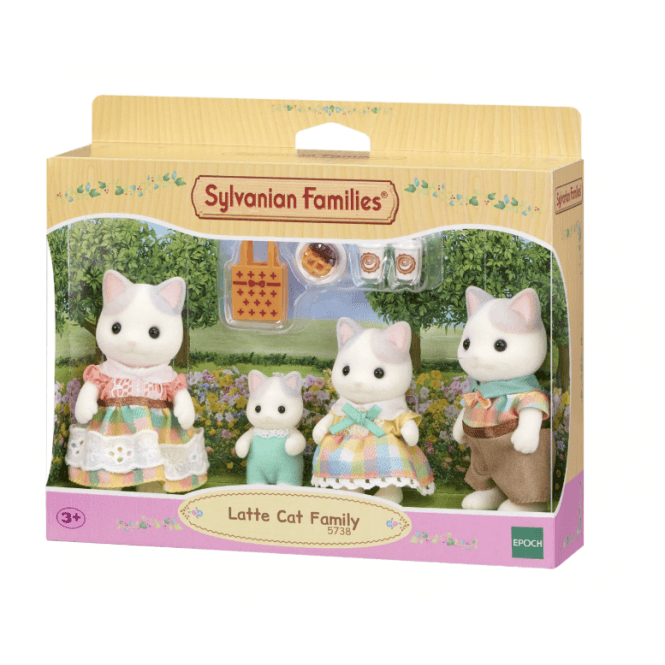 Sylvanian Families - Latte Cat Family 5738