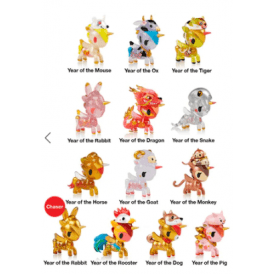 Tokidoki Lunar Calendar Unicorno Metallico - 12 piece box set