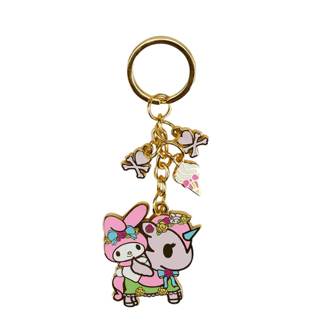 Tokidoki x Kuromi & My Melody Garden Party My Melody Charm Keychain