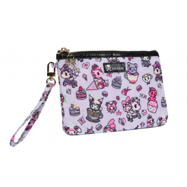tokidoki x Kuromi & My Melody Garden Party Zip Pouch Wristlet